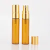 5 ml ambre vide bouteille rechargeable Portable Mini voyage taille cosmétiques conteneur parfum lotion vaporisateur atomiseur F3045