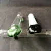 Bongos de cachimbo de tubo plano Bongas de ￳leo exclusivo queimador de ￳leo Bongos de vidro tubos tubos de ￡gua Platas de ￳leo de tubo de vidro fumando com conta -gotas