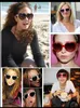 Lunettes de soleil Femmes Lunettes de soleil en forme de coeur Girls Fashion Retro Cadre Retro Party Eye Wear Lunes Unisexe Retro Sunglasses Femme Lady Sungass