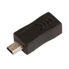 ZJT24 Adattatore convertitore connettore adattatore USB mini 5 pin nero maschio a mini 5 pin femmina USB