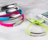 Super Mini Micro USB Daten Sync Ladegerät Kabel Band Schnur Handgelenk Armband für Android Handy 100 stücke Kostenloser Versand