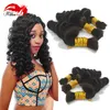 7A Top Quality Unprocessed Human Hair For Beautiful Star Brazilian loose Wave Human Hair Bulk Micro mini Braiding Bulk Hair300N