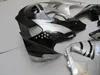 Gratis Anpassa Fairing Kit för Honda CBR919RR 98 99 Svart Silver Fairings Set CBR 900RR 1998 1999 OT11