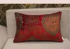 Housse de coussin en tissu gravé en velours européen élégant rouge, taie d'oreiller pour canapé/coussin de voiture/oreiller, fournitures textiles de maison, préférence