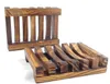 Vintage Wooden Soap Dish Plate Tray Holder Wood Holders Bathroon Shower Hand Washing LLFA