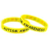 1pc Autism Awareness Silicone Rubber Wristband Jigsaw Puzzle Logo Ett bra sätt att visa ditt stöd