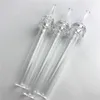 Quartz Rig Stick Nail Mini collecteurs de nectar avec narguilés 5 pouces conseils de filtre transparents testeur tube de paille de quartz tuyaux d'eau en verre accessoires pour fumer