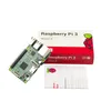 Freeshiping UK RS Version Raspberry pi 3 + 3pcs Dissipateur de chaleur en aluminium + Raspberry pi 3 Boîtier en ABS + Prise de chargeur d'alimentation 5V2.5A pour Raspberry pi 3 B