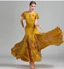2018 New 3 colors green ballroom dress woman ballroom waltz dresses ballroom dance clothes red spanish flamenco dress fringe dance8525859