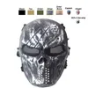 Tactische apparatuur Outdoor Schieten Sport Face Protection Gear Full Face Tactical Airsoft Cosplay Gost Skull Mask