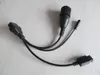 För BMW ICOM D Motorcyklar Kabelmotobikes Diagnostisk kabel 10 -stiftadapter Bildiagostiskt ICOM -verktyg OBD 16PIN CABLE