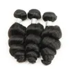 3 bundles Loose Wave Wefts Natural Color Unprocessed Brazilian Peruvian Malaysian Raw Virgin Indian Human Hair Extension