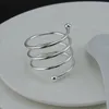 20 stks verzilverd metaal annulus servet ring servetet gesp houder hotel huwelijksfeest gunst decor