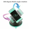 2 in 1 mini supporto per parabrezza supporto da auto 360 cavalletto girevole per bocchette d'aria per telefono cellulare Samsung S8