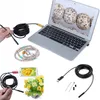 2MP Endoscope 2M 7mm Lens USB IP67 Waterproof Inspection Camera 6LED Borescope Snake Video Cam for Android OTG UVC258P