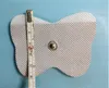 100 unids Reemplazo Mariposa Stud Electrodo Pads Decenas Unidad Electrodos, 75 * 60mm para la terapia de acupuntura máquina de masajeador