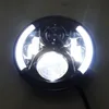 7 Inch Round Daymaker Projector H4 LED Headlight For Jeep Wrangler JK TJ LJ 7" Halo Angel Eye Turn Signal Light Driving Headlamp