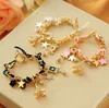 Brand new Fashion Five - Star Poker Bracelet Five - Leaf Bracelet Bracelet FB175 mix order 20 pieces a lot Charm Bracelets