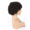 2017 Nouvelle arrivée Afro Kinky Curly Brésilien Human Hair Aucune Lace Wigs for Black Women Natural Black3778993