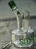 Spessore Bong Pyrex Nexus Glass Bong Oil Rig Bruciatore Mini Bong Glass Piccolo Nexus Rig Water Pipe 14mm giunto Bong di vetro