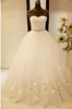 2016 Custom Made Country Wedding Dresses Sexy Sweetheart Neck Sparkly Crystal Sash Ivory Lace Applique A Line Backless Corset Bridal Gowns