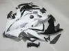 ヤマハインジェクションモールドフェアリングのための100％フィットyzfr1 2004-2006古典的な白い黒のフェアリングキットYZF R1 04 05 06 OT18