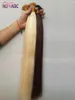 I Tip Human Hair Extensions Straight Keratin Tipped Hair Extensions Fusion Hair Color Wholesale Ali Magic 100g 100strands