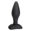 IKOKY Butt Plug para Iniciante Anal Plug Prostate Massageador Silicone Preto Brinquedos Eróticos Anal Brinquedos Do Sexo para Homens Mulheres Produtos Para Adultos q170718