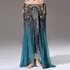 ステージパフォーマンス女性ダンスウェアTribal Bellydance衣装セットC / Dカップコインブラスカートベリーダンスコスチューム2PCSブラスカート