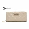 2017 Venta caliente Kk billetera diseño largo mujeres billeteras PU cuero Kardashian Kollection alto grado embrague bolsa cremallera monedero bolso