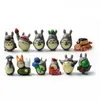 12 piezas Set My Neighbor Totoro Decoraciones de jardín Mini figura DIY Moss Micro Paisaje Juguetes Nuevas miniaturas de jardín de hadas decoración de resina2857812