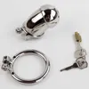 Dispositivo maschile con catetere in acciaio inossidabile in acciaio in metallo in metallo Penis Blocco dell'anello del pene uretrale Men7153578