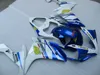 Moldeo por inyección venta caliente kit de carenado para Yamaha YZF R1 07 08 carenados blanco azul conjunto YZFR1 2007 2008 OT07