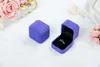 Boîtes de cadeaux de bijoux de mode Emballages 10 couleurs Square Shake Shase Engagement de mariage Couple Anneaux Classic Luxury Show Boîte 45 * 50 * 40mm