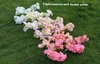 웨딩 꽃 인공 벚꽃 멀티 컬러 선택적 웨딩 장식 사쿠라 39 인치 100cm 길이