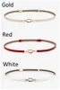 female chastity belt water-drop buckle thin leather belt for women and ladies designer belts summer fashion for dress