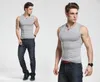 Bom A ++ Men's Tank Tops Sem Mangas T-Shirt Apertado-Mexting V-Neck Wide Ombro Vest Sports Baseball Ombros TM021 Mens Tanks Top