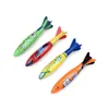 Sualtı Torpido Roket Yüzme Havuzu Oyuncak Yüzmek Dalış Sticks Tatil Oyunları kauçuk torpidolar Şnorkel 4 ADET / TAKıM