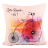 Cotton Linen Square Decorative Throw Pillow Case Cushion Cover Sofa Cushions 18 "x 18" Colorful European Pop Instrument