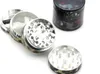 new type four layer zinc alloy cigarette grinder diameter 50MM bursting color flower broken tobacco device
