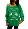 1pcs 2017 Vinter Julkvinnor Reindeer Sweater Kvinnlig hjort Snowflake Fashion Pulling Pullovers Lady Stickade bomullströjor 6864