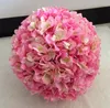 12 inch artificial hydrangea flower ball pincushion wedding ball kissing ball wedding supermarket deoration hangings FB008