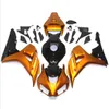 3 Gratis presenter till Honda CBR1000RR 06 07 1000RR 2006 2007 ABS Plast ABS Injektion Motorcykel Full Fairing Kit Golden Yellow A17