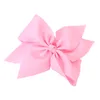 varmförsäljning! 10 tums boutique Grosgrain Ribbon Bow Girls Hairpins Big Bowknot Hair Clip Hårtillbehör 196 Färger tillgängliga! 24pcs /