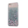 100PCS Floating Glitter Cases for iPhone X ten 6 plus Heart Quicksand Liquid for Samsung on5 G5 K7 K10