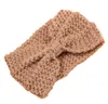 Gorące Kobiety Dzianiny Hairband Crochet Headband Pasia Beie Headright Headwrap Turban Bow @ R470