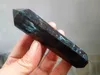 102 g Natural Shining Astrophyllite Crystal pipe Fireworks Stone quartz Wand Pipe Hole for Christmas gift