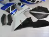 Kit de carenado blanco azul negro para Yamaha YZF R1 2000 2001 juego de carenados YZFR1 00 01 RT23