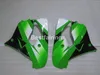 7 brindes carroçaria kit de carenagem para Kawasaki Ninja ZX9R 02 03 verde preto carenagem conjunto ZX9R 2002 2003 IU27