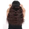 Malaysain Bundles de Cheveux Vierges Humains # 2 Brun Foncé Vague de Corps Remy Cheveux 100% Cheveux Humains 3Pcs Lot Pas de Remise Pas d'Enchevêtrement À Vendre